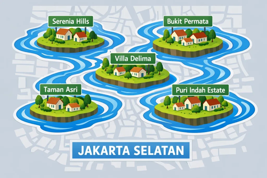 Banjir Jakarta Selatan Tak Seragam Ini Kawasan Aman & Siap (3)