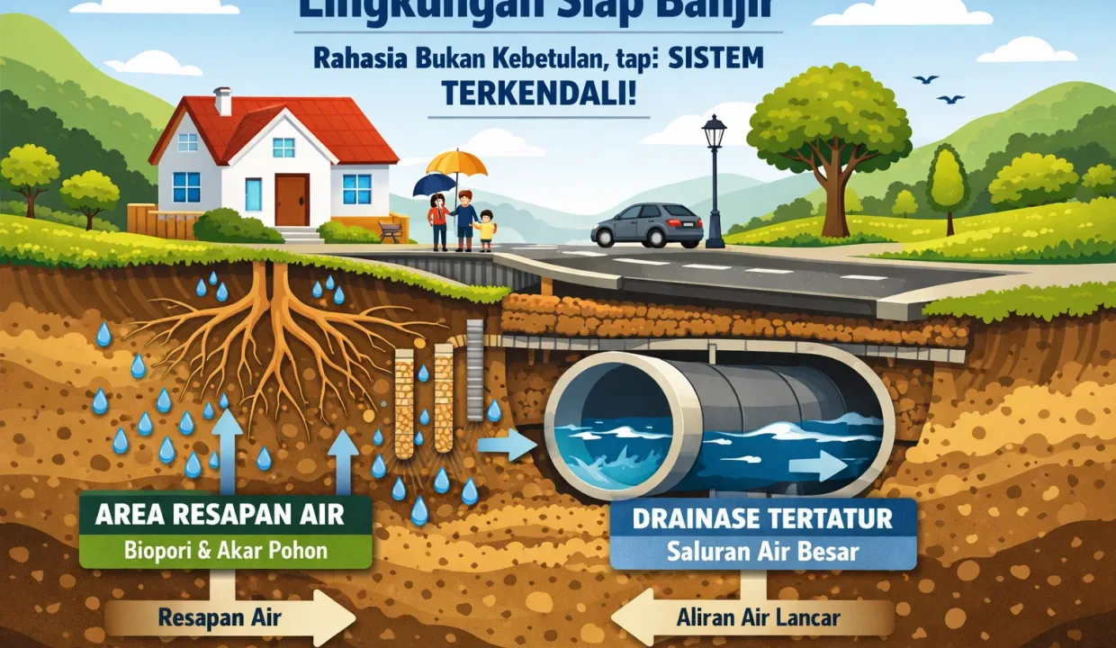Banjir Jakarta Selatan Tak Seragam Ini Kawasan Aman & Siap (3)