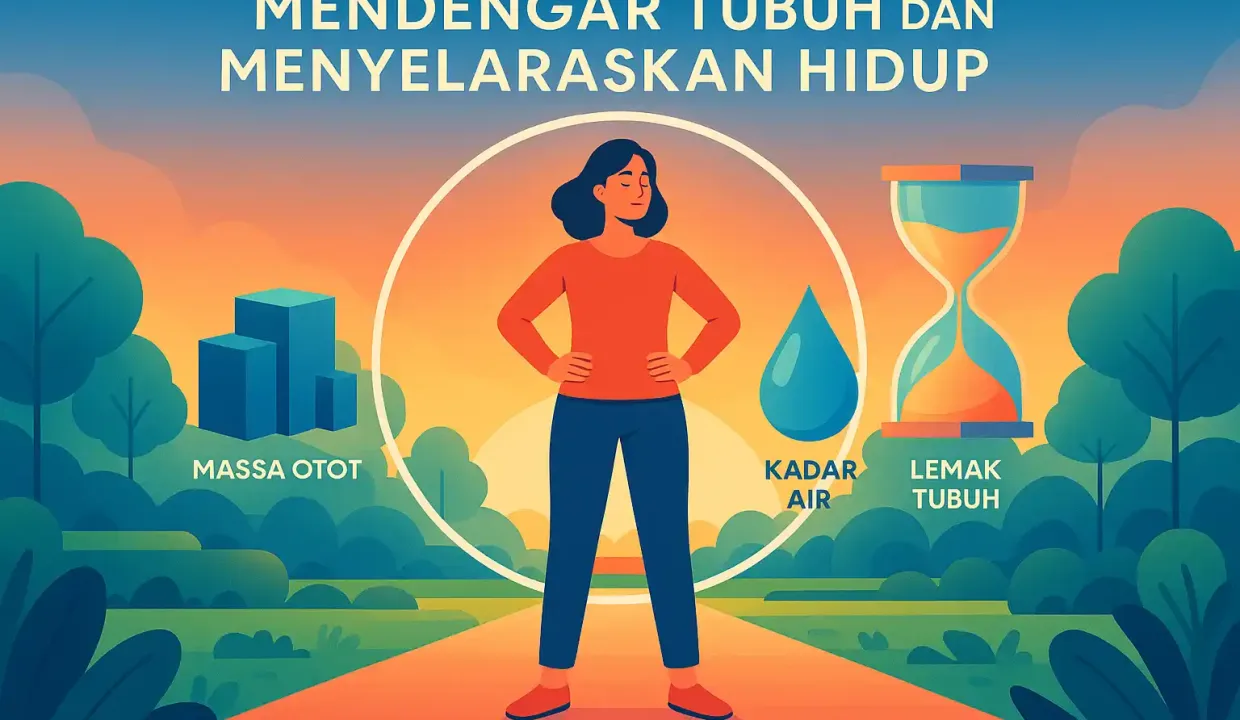 Persentase lemak tubuh lebih penting dari angka timbangan. Pelajari cara membaca body fat, lemak viseral, dan risikonya bagi kesehatan metabolik.