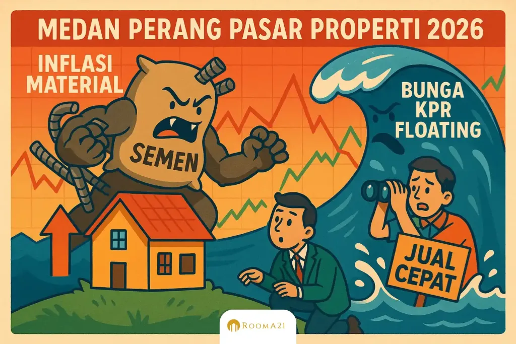 Ilustrasi pasar properti 2026 7 Panduan Strategis Over Kredit Rumah 2026 (3)-new