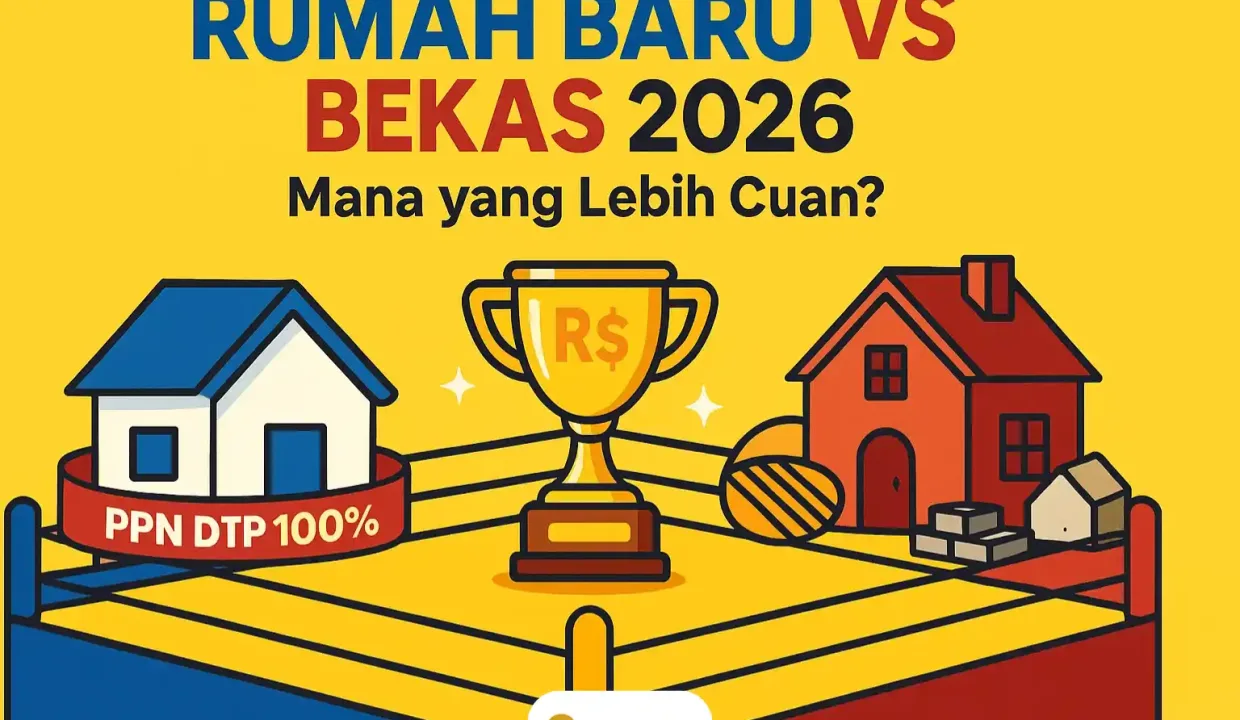 Pilih Rumah Baru Atau Bekas Lihat Mana Yang Lebih Cuan 1 new  Rooma21com
