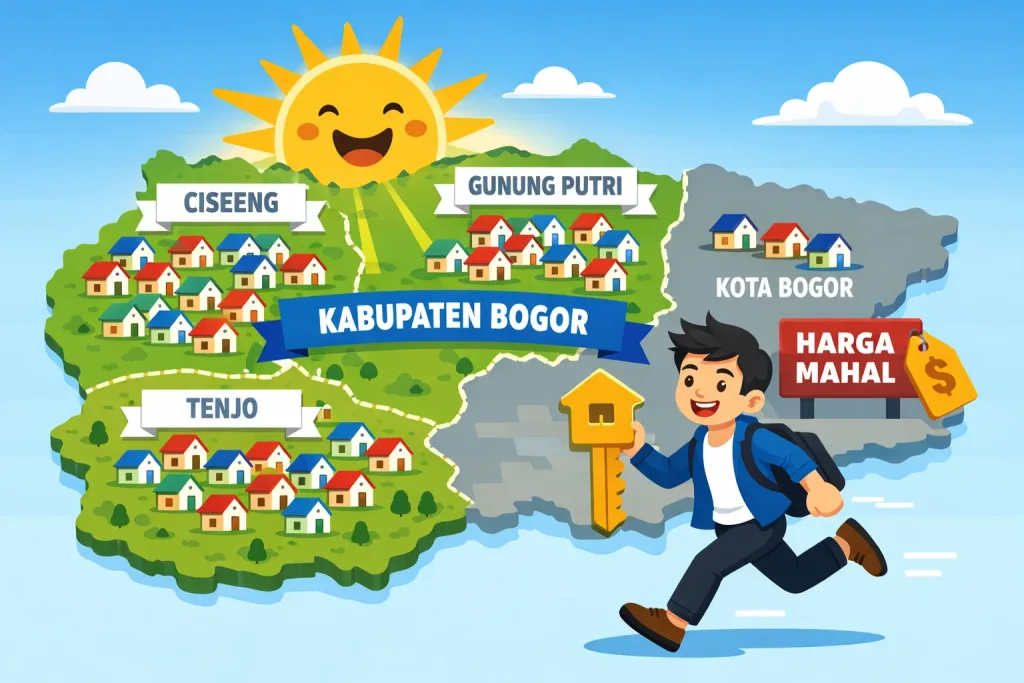UMK Kota Bogor 2026 Vs Kabupaten, Ini Peta Rumah Subsidi! (3)