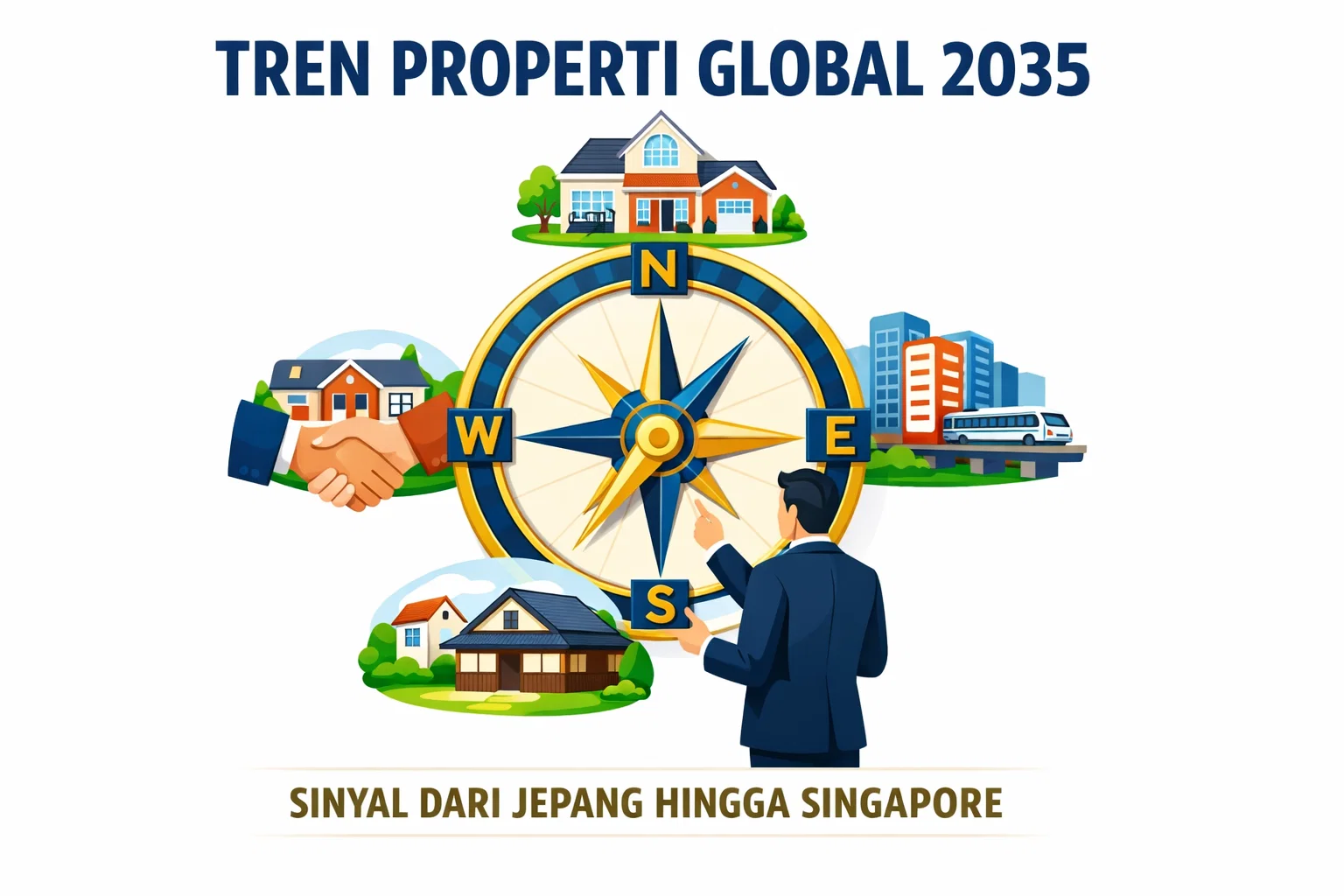Empat Sinyal Tren Properti Global Menuju 2035 dari Jepang hingga Singapore