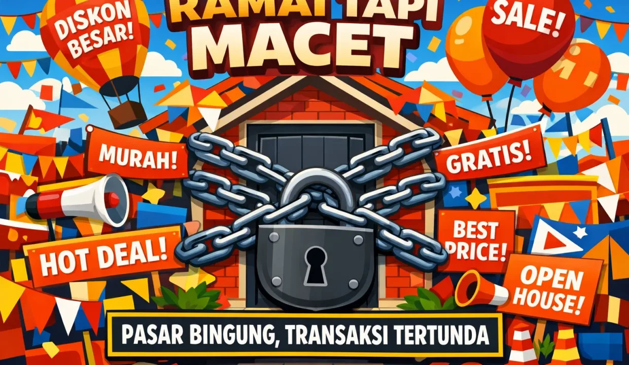 Kenapa Pasar Properti Indonesia Terasa Ramai Tapi Sepi Transaksi