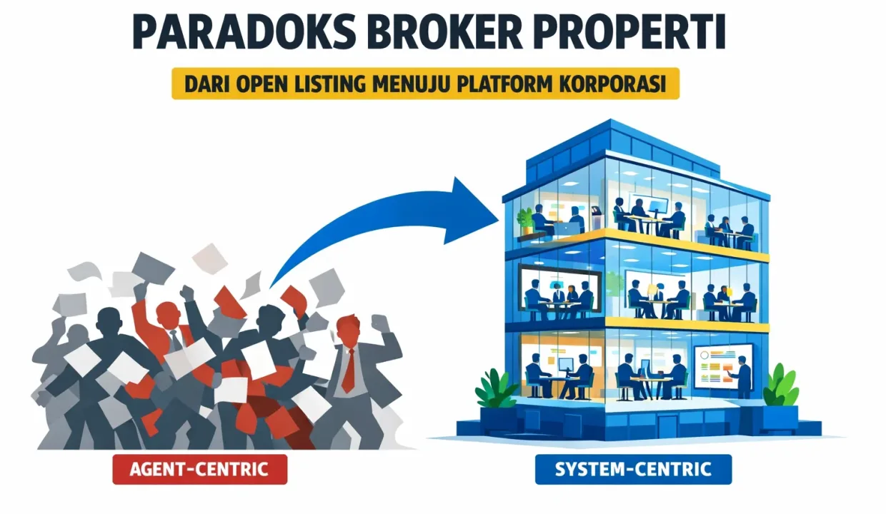 Membangun Profesi Broker Properti di Tengah Open Listing dan Model Agent-Centric Sebuah Paradoks