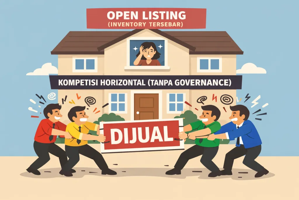 Membangun Profesi Broker Properti di Tengah Open Listing dan Model Agent-Centric Sebuah Paradoks