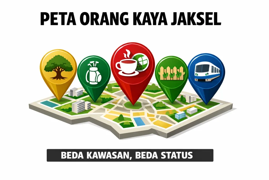 Orang Kaya Jakarta Selatan Tinggal di Mana Ini Peta Kawasannya (4)