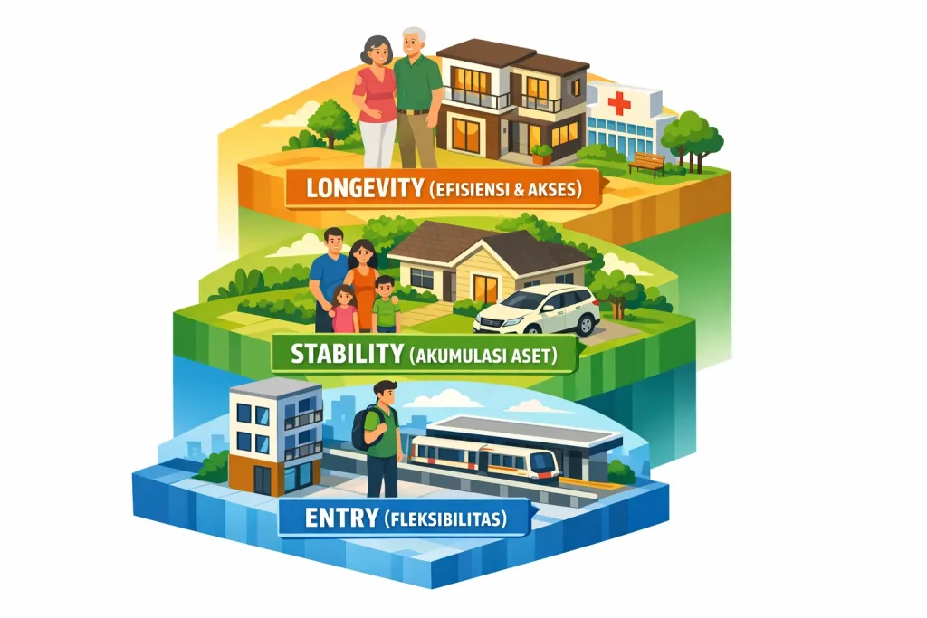 Properti 2030 Pasar Tidak Bergerak karena Generasi, Tapi karena Siklus Hidup (2)
