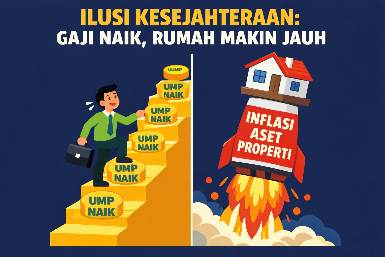 Gaji UMP Terus Naik, Tapi Kenapa Pekerja Makin Susah Beli Rumah?