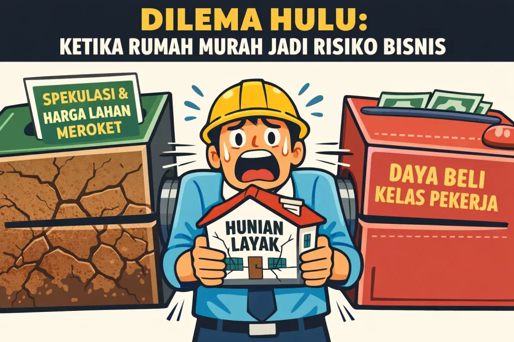 3. Dilema Sektor Hulu: Tekanan Harga Pokok Penjualan (HPP) dan Kelangkaan Lahan Gaji UMP Terus Meroket, Tapi Kelas Pekerja Makin Mustahil Beli Rumah (4)