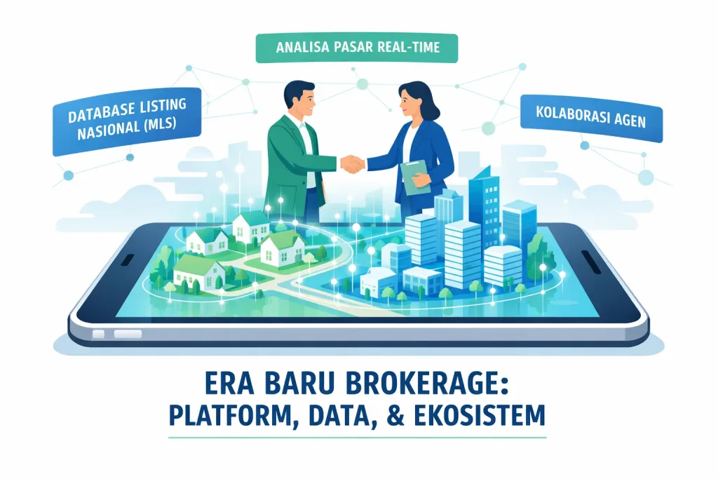 Ketika Industri Broker Properti yang Terfragmentasi Mulai Beralih ke Sistem Digital
