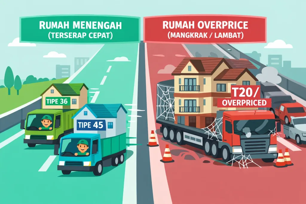 Penjualan Rumah 2025-2026 Anjlok Harga Rumah vs Daya Beli (2)