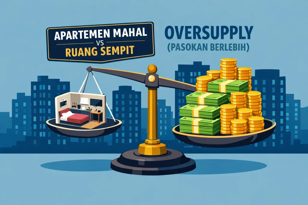Rumah Makin Kecil, Apartemen Makin Mahal Pasar Salah Arah (7)