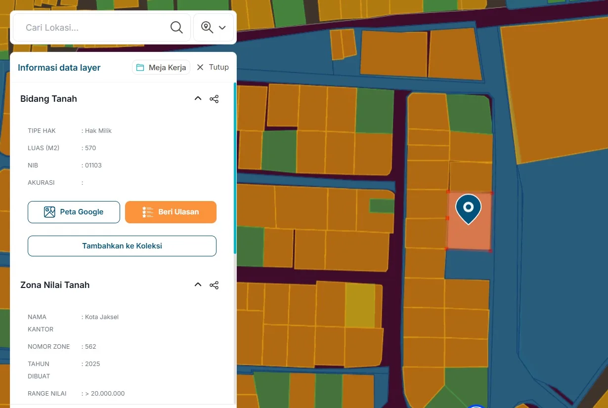 Lahan Komersial Langka di Kebayoran Lama, Jakarta Selatan