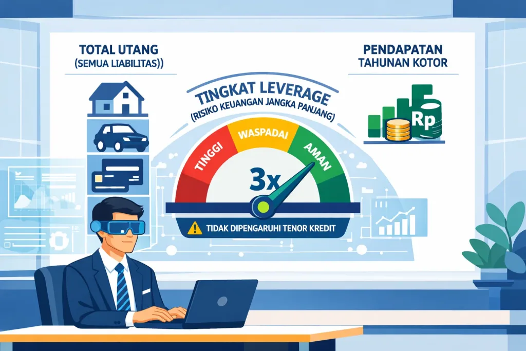 2. Debt Burden Ratio: Melihat Tingkat Leverage Rumah Tangga
