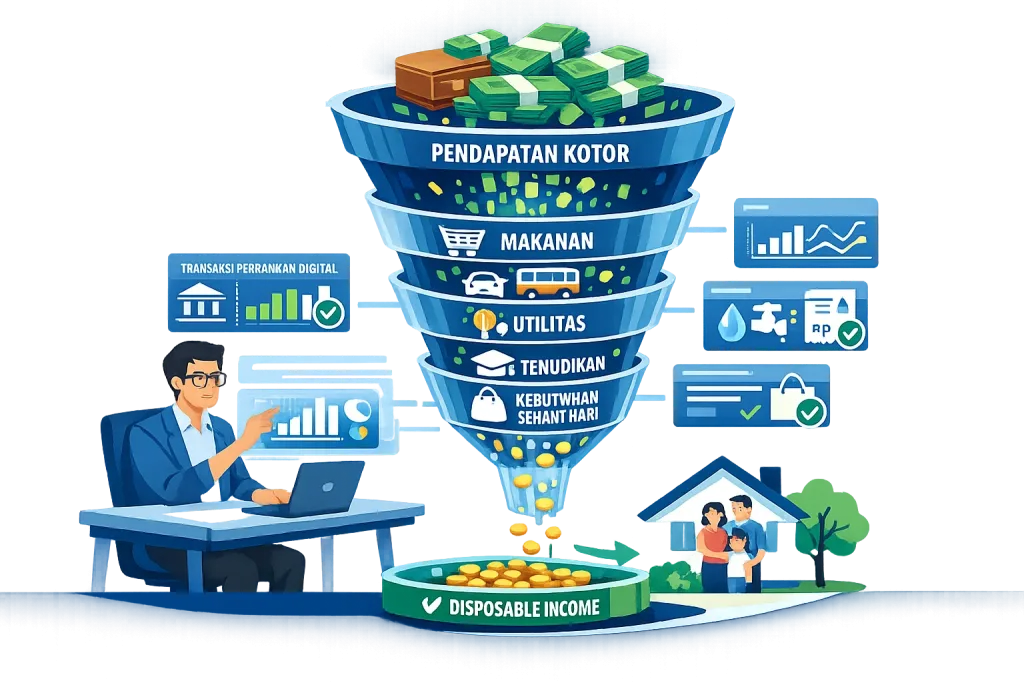 3. Disposable Income: Ruang Finansial Setelah Biaya Hidup