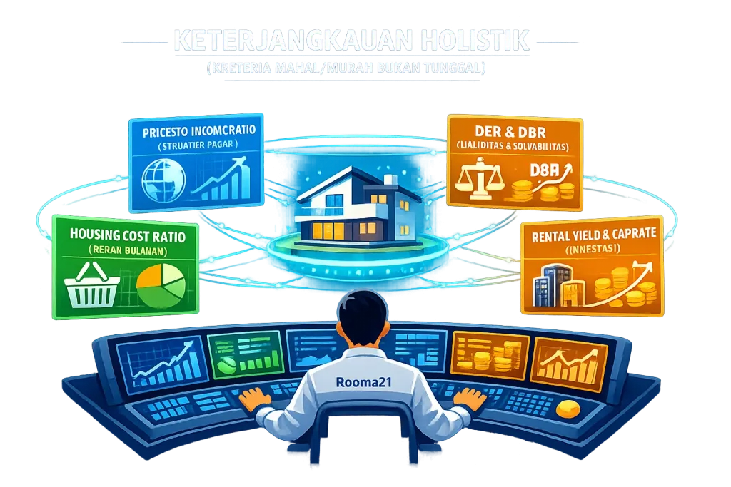 Keterjangkauan Rumah Tidak Pernah Ditentukan oleh Satu Indikator
