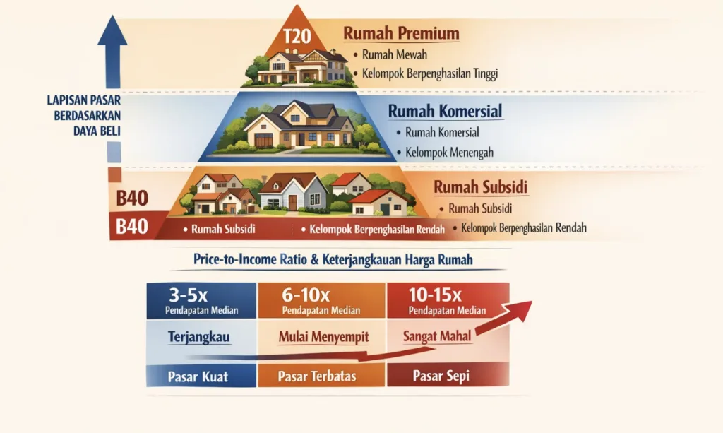 Pasar Perumahan pada Akhirnya Ditentukan oleh Daya Beli