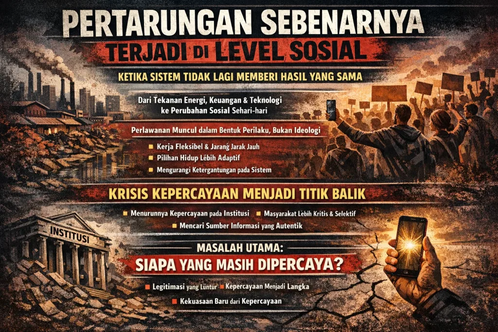 Pertarungan Sebenarnya Terjadi di Level Sosial