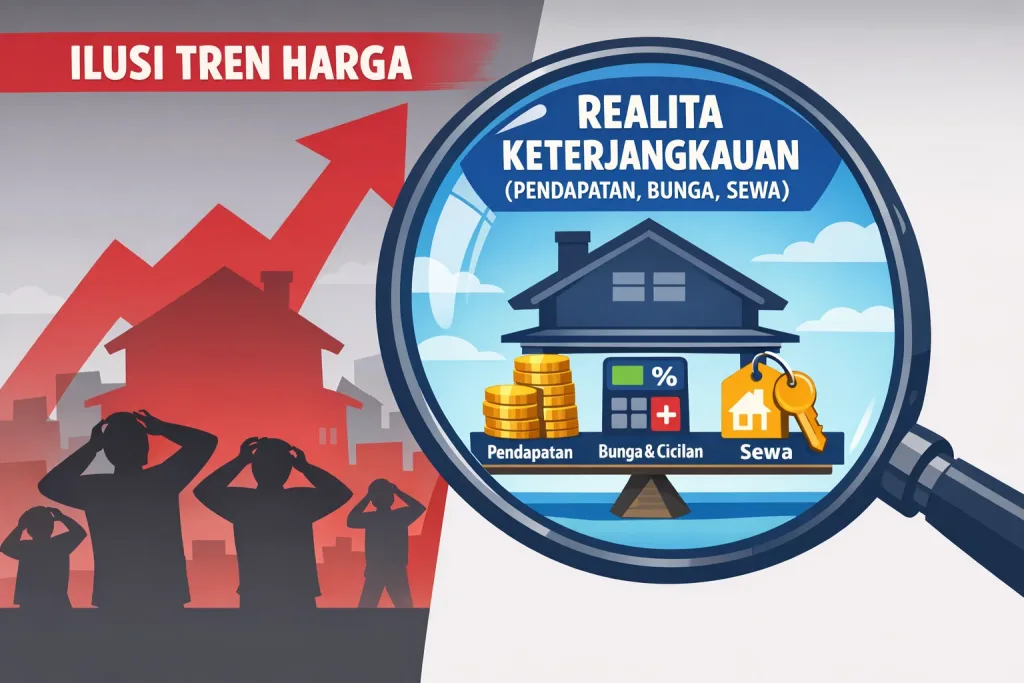 Ilusi Harga - Realita keterjangkauan memiliki rumah | Mengapa Harga Rumah Tidak Bisa Dinilai Hanya dari Tren Kenaikan