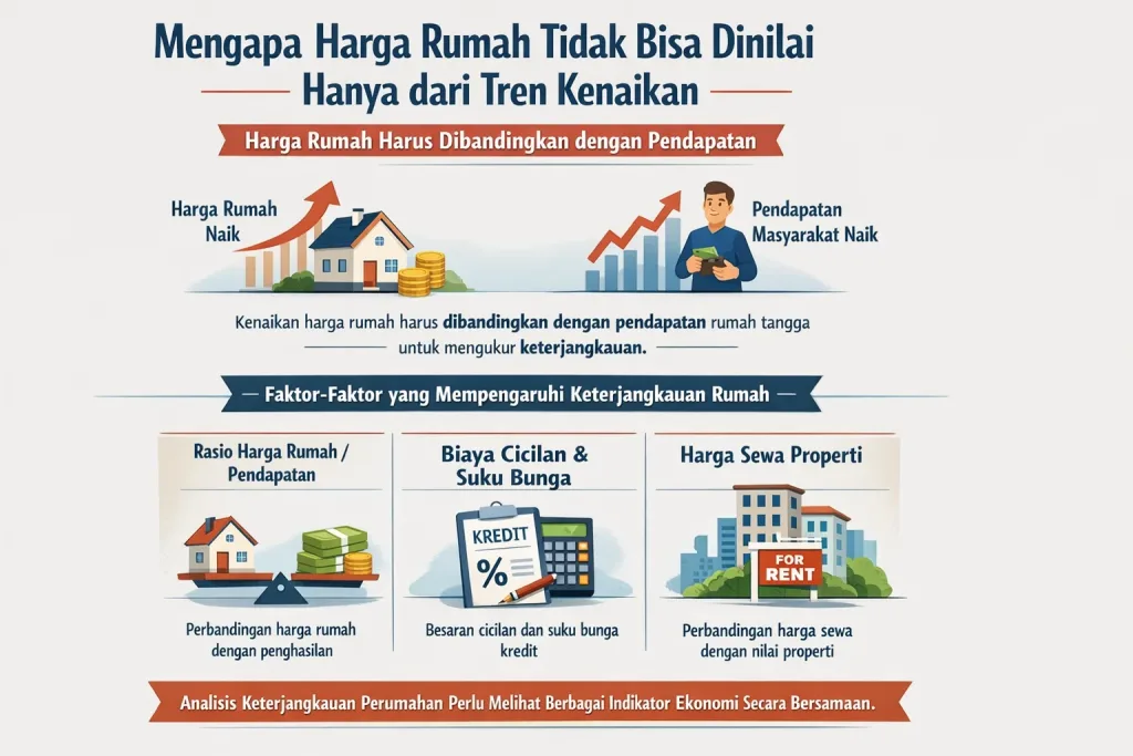 Mengapa Harga Rumah Tidak Bisa Dinilai Hanya dari Tren Kenaikan