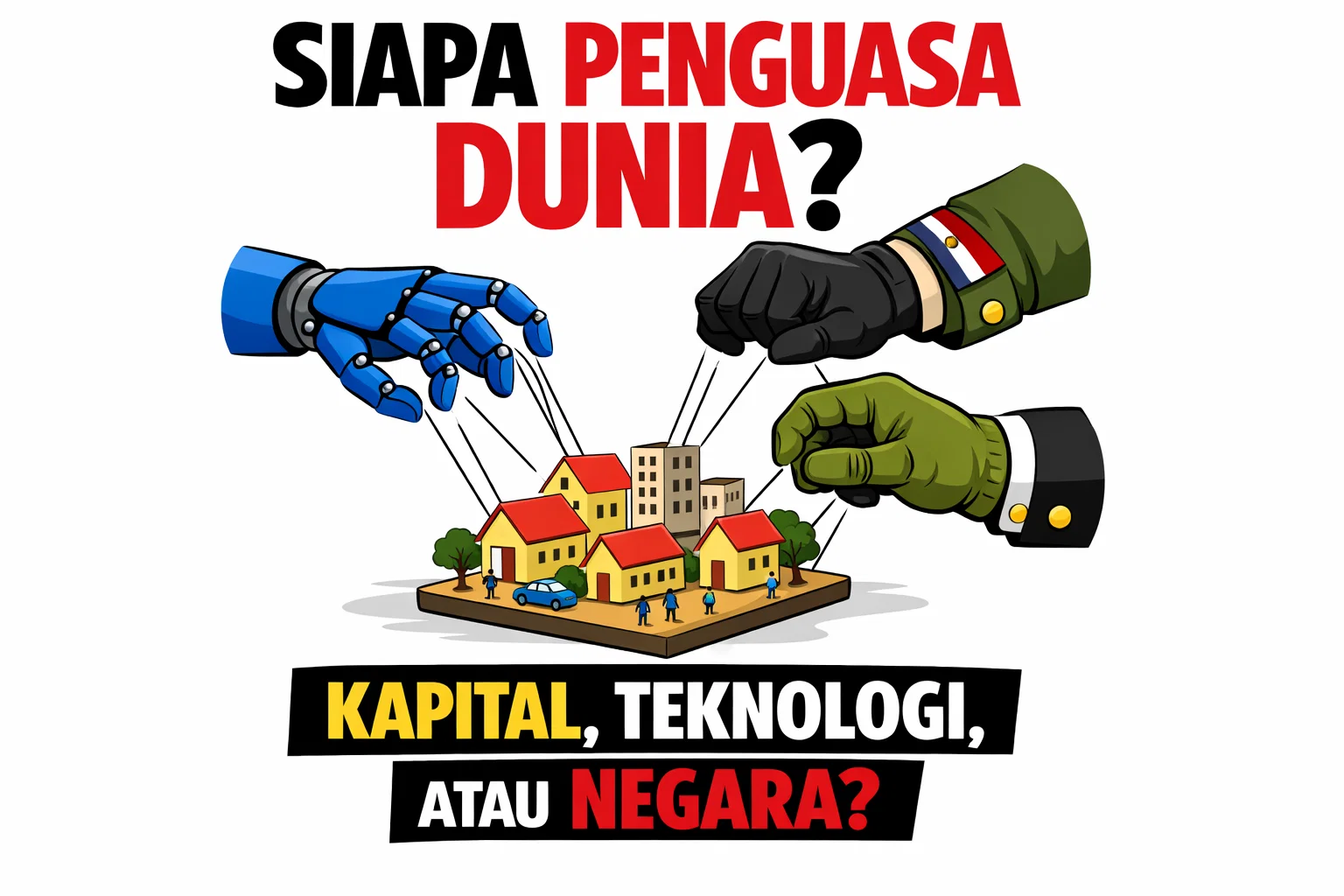 Geopolitik Baru: Kapital, Teknologi, dan Negara dalam Perebutan Arah Dunia