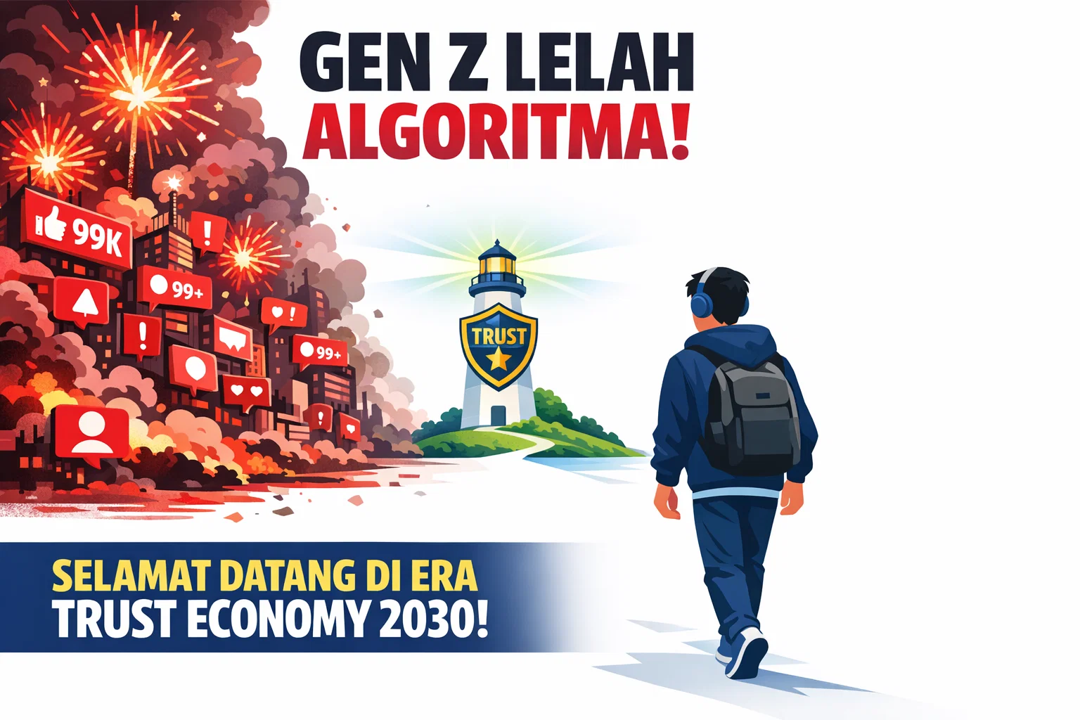 Gen Z, Attention Fatigue, dan Perubahan Cara Dunia Mengonsumsi Informasi