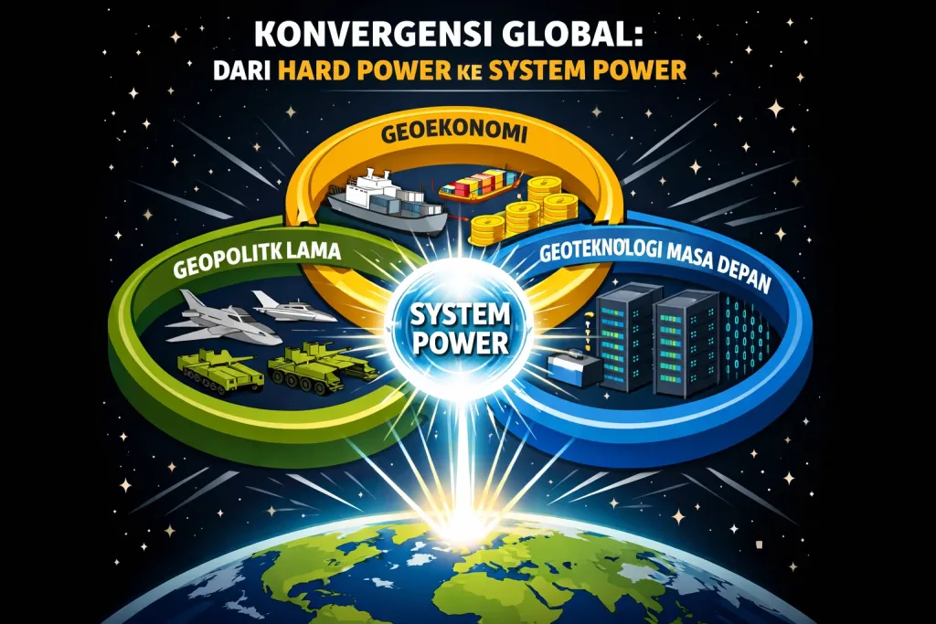 Evolusi Kekuatan Dunia Sejarah Geopolitik ke Geoteknologi
