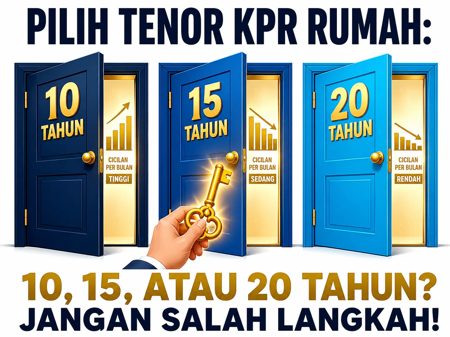 Pilih Tenor KPR 10, 15, atau 20 Tahun: Panduan Cicilan Rumah Pertamamu