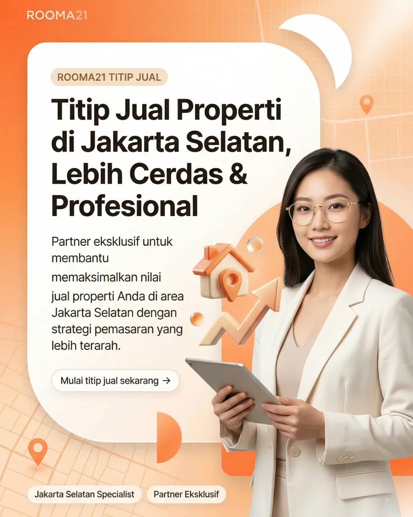 Titip Jual Properti di Jakarta Selatan - Rooma21.com