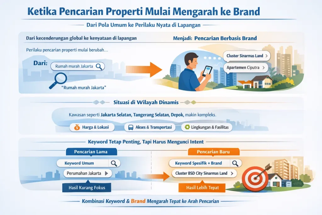 Ketika Pencarian Properti Mulai Mengarah ke Brand
