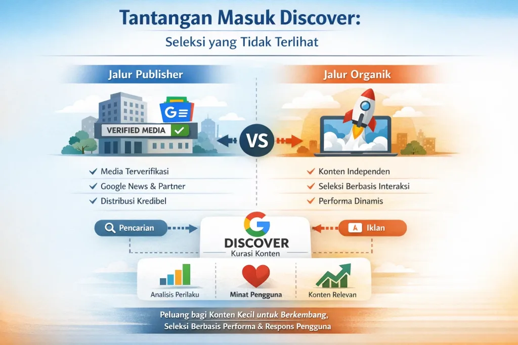 Tantangan Masuk Discover: Seleksi yang Tidak Terlihat