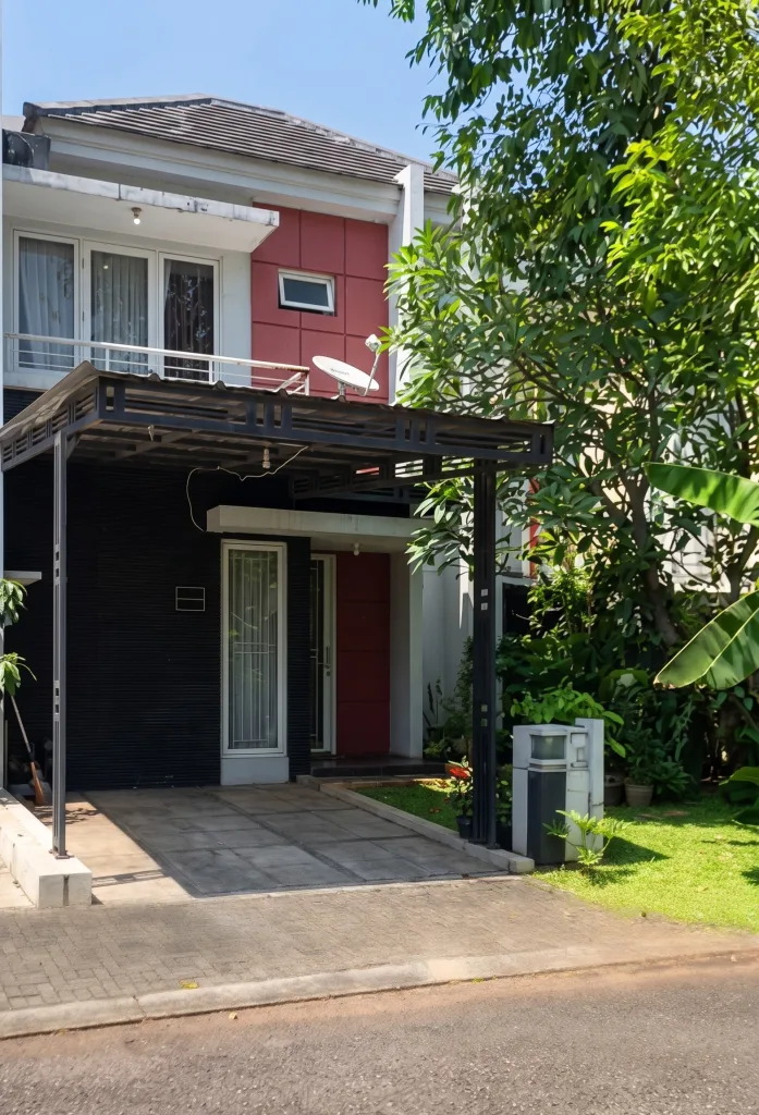 Rumah di Cluster Bellevue, Kota Wisata, Cibubur, dekat Living World, Tol Nagrak, Eka Hospital, Stasiun LRT Harjamukti, Sekolah Al Azhar, BPK Penabur