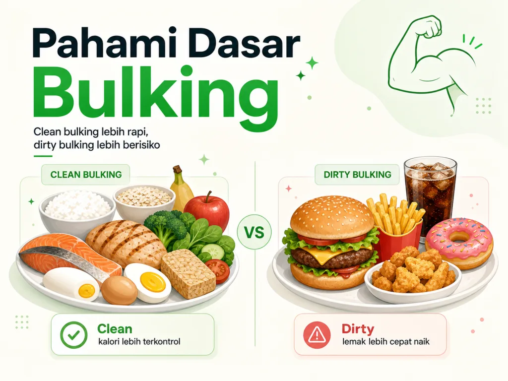 Memahami Dasar Bulking - Panduan Bulking Untuk Pemula Agar Berat Naik Minim Lemak 1