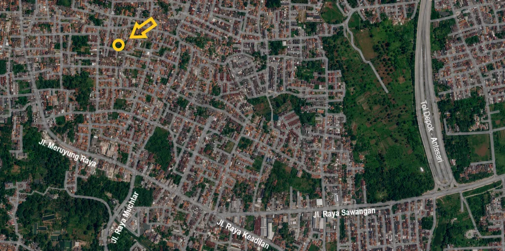 Tanah Kavling di Kompleks Pelita Air Service, Sawangan, Depok, Dekat ke Tol Desari, Cinere, Pondok Cabe, Pamulang, dan Jakarta Selatan