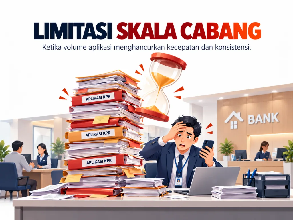 Centralized processing KPR di Indonesia menggambarkan transformasi mortgage banking dari proses berbasis cabang menuju operating model yang terpusat, standardized dan specialized.