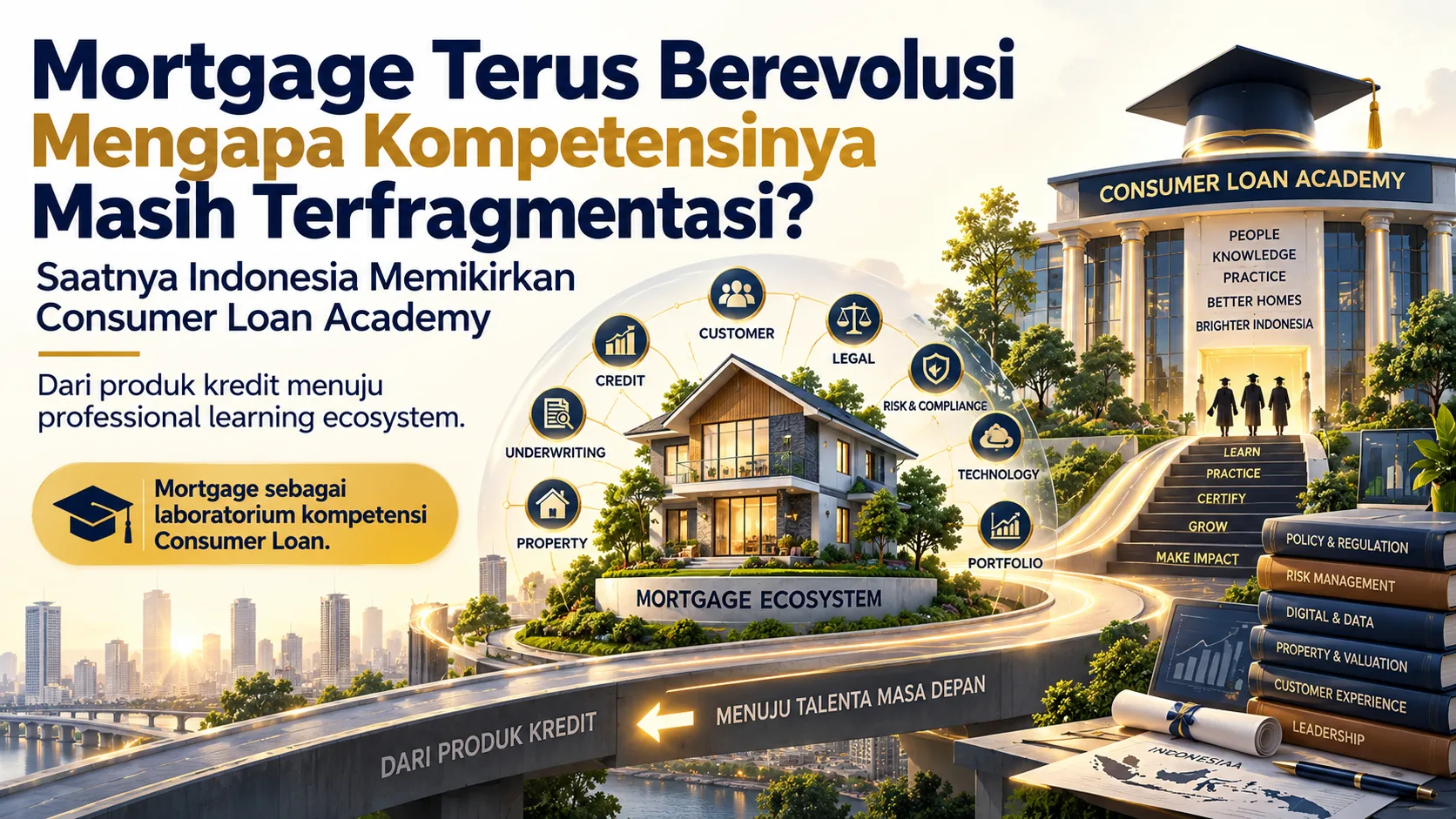 Mortgage Terus Berevolusi, Mengapa Kompetensinya Masih Terfragmentasi? Saatnya Indonesia Memikirkan Consumer Loan Academy