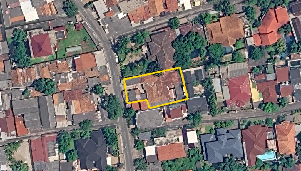 Foto satelit tanah dijual lebak bulus