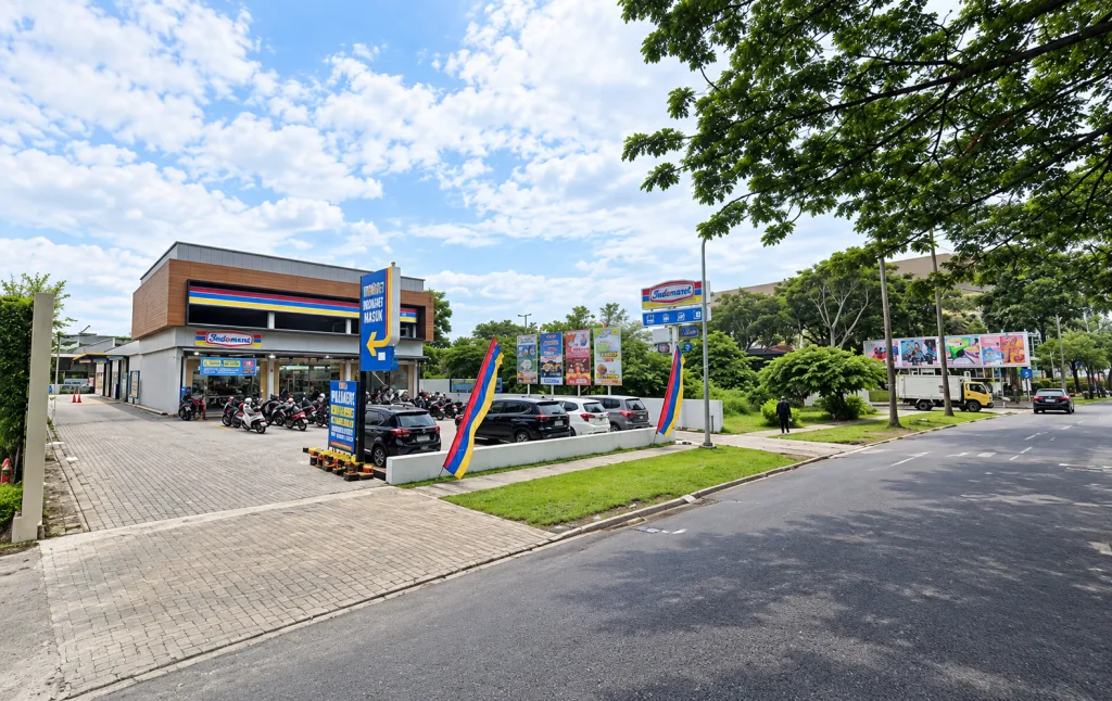 Lahan yang disewa Indomaret
