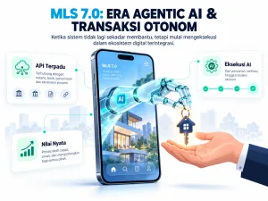 Ilustrasi Mls 70 Dengan Broker Properti Yang Mengawasi Transaksi Digital Berbasis Agentic Ai Dan Ekosistem Properti Terintegrasi  Rooma21com  Rooma21com