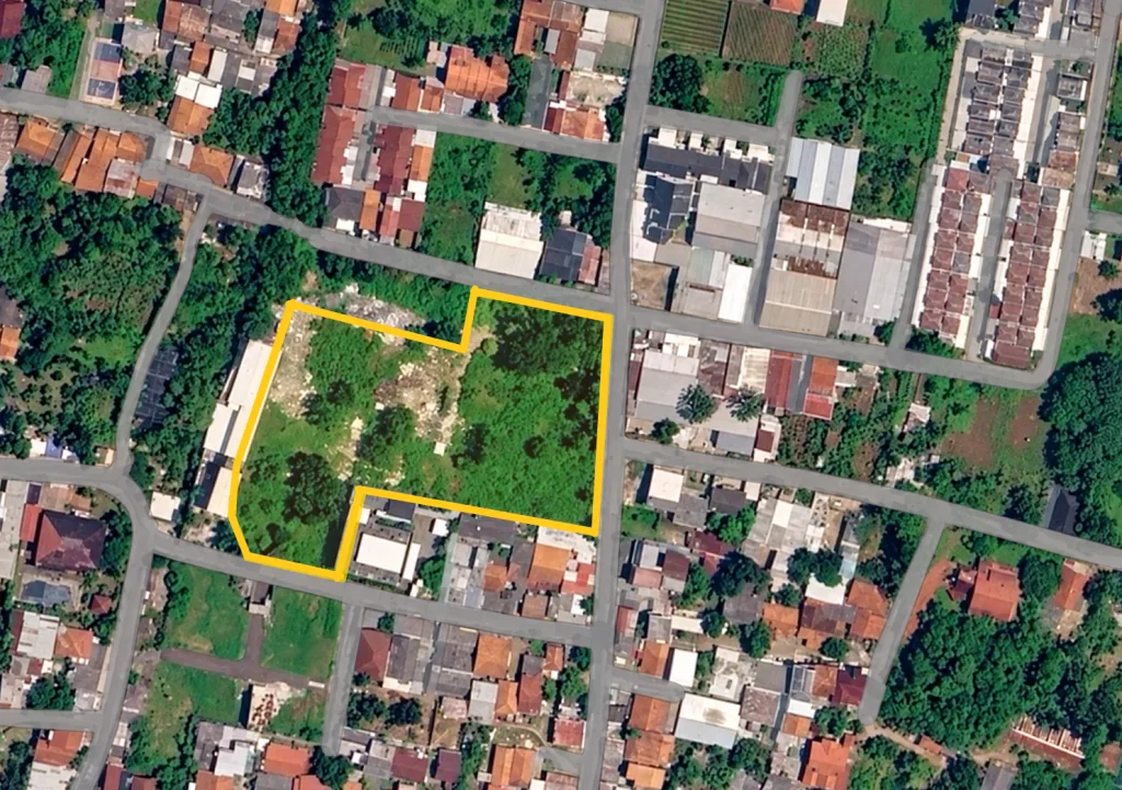 Foto satelit Tanah Cinangka Sawangan