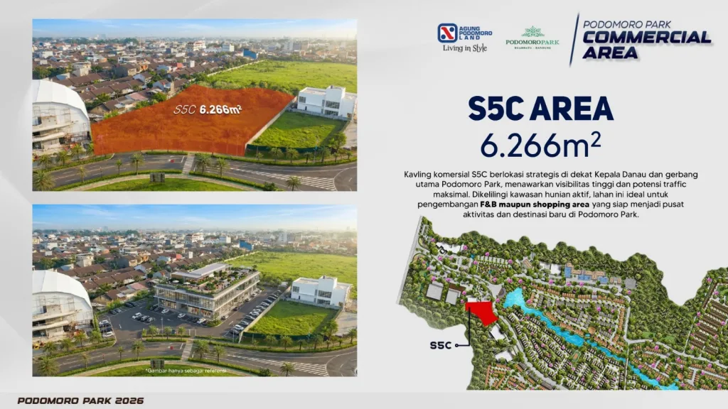 S5C Area Komersial Podomoro Park Bandung